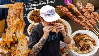 FULL DAY CHINESE FOOD TOUR IN FLUSHING, NEW YORK// SPICY CUMIN LAMB, XINJIANG KABOBS, STREET FOOD