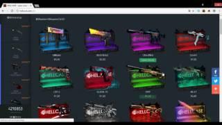 #4 (HELLCASE.COM) FREE RESETED SITE FREE CSGO SKINS! WITHDRAW 100%