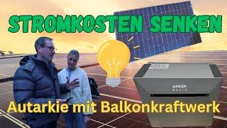 Balkonkraftwerk mit Speicher | Anker Solix Solarbank 1600 Pro | 9,6 kWh