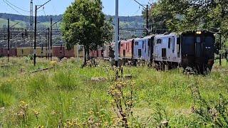 Lions River station on the NATCOR mainline between Johannesburg and Durban with a couple of trains