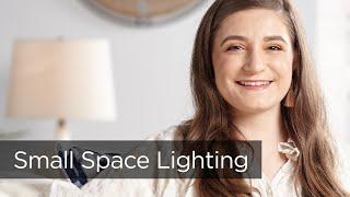 Small Room Ideas and Tips with Joanna Hawley - Small Space Lighting from Lamps Plus