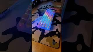 Womier WK61 mechanical keyboard lights