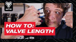 What length valve do I need? #mtb #gravelbike #tubeless #tubelessvalve