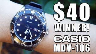 $40 Awesomeness! Casio Duro MDV-106 Quartz Dive Watch Review - Perth WAtch #109