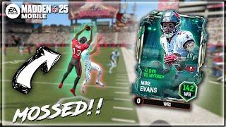 MIKE EVANS IS A GLITCH!! Madden Mobile 25 Most Feared Gameplay!