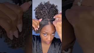 HAIR STYLES FOR SHORT NATURAL HAIR #shorts #naturalhaircommunity #naturalhair