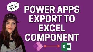 Power Apps Export to Excel Component
