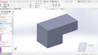 SOLIDWORKS - Katıdan Saca Dönüştürme Teknikleri - Sac Levhaya Dönüştür Komutu