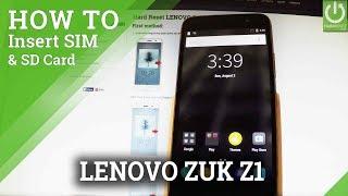How to Install Nano SIM in LENOVO Zuk Z1 - Insert Micro SD