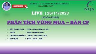 PHÂN TÍCH CỔ PHIẾU NGÀY 25.11.2023