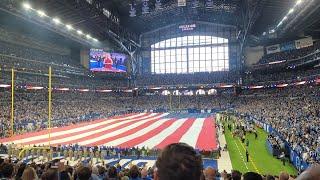 Lions fans take over Lucas Oil Stadium in Indianapolis