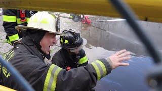 FDNY BATTLES massive 18 hour long FIRE in the South Bronx. Heavy flames destroy an entire building.