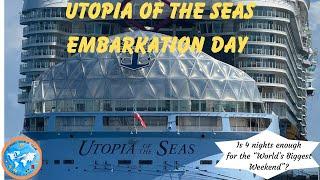 Embarkation Day on Royal Caribbean's Utopia of the Seas  4K World's Biggest Weekend, Coco Cay Nassau