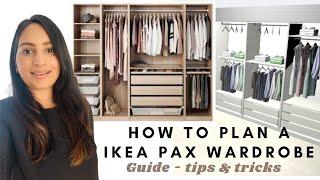 How to plan an IKEA Pax Wardrobe *Watch this before you buy!* #ikeapaxwardrobe