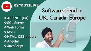 Vlog #4  .Net Jobs in UK, Europe and Canada - what do they ask #ksm1313live