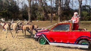 Redneck SANTA & his Sleigh!