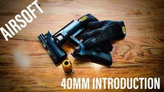 Introduction to Airsoft 40mm grenades and affordable launchers.