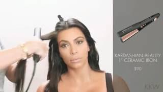 Kardashian Beauty Hair 1 Inch Flat Iron with Kim Kardashian