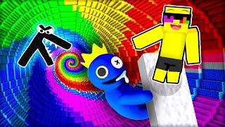 Minecraft: RAINBOW FRIENDS & ALPHABET LORE DROPPER! (Custom Map)