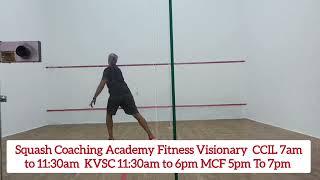 Squash Figure of Eights Practice Squash Coaching Academy  Fitness Visionary   Rajesh 9869484782