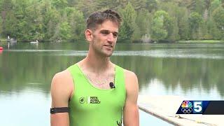 U.S. Olympic rower training in Craftsbury ahead of his debut in Paris