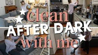 LATE NIGHT CLEAN WITH ME 2021 | Cleaning After Dark for Moms | Clean With Me After Kids Asleep