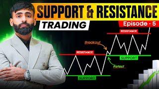 Support and Resistance Trading  P2 || Ep 4 || Free Trading Course - Learn Trading