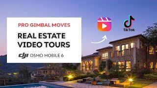 Pro smartphone gimbal moves for shooting real estate videos