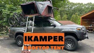 iKamper roof top tent mounted on Toyota Tacoma