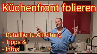 Covering/foiling kitchen fronts: Detailed instructions, tips & information