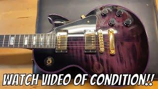 2016 Gibson Custom Shop Les Paul Custom F Purple Widow