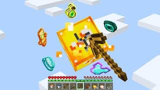 minecraft mas em apenas 1 bloco da sorte