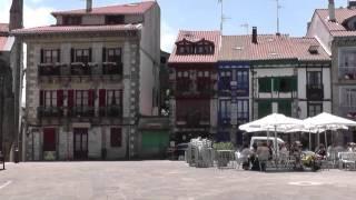 Scenes of Basque coast: Spain / France border