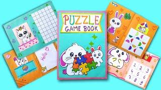 DIY Puzzle Game Book | Game Book Paper Craft