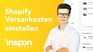 Shopify Versandkosten einstellen
