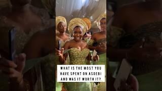 Let us know in the comments! #nigerianwedding #asoebistyles #bellanaija