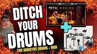 Addictive Drums 2 + Electronic Drum Set is FIRE