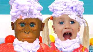 Bath Song + more Children's Songs and Videos by Katya and Dima