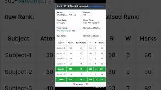 Ssc chsl answer key scorecard  #sscchsl2024 #chslmains #chsl2024 #sscchslanswerkey #sscchsl #ssc