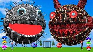 ROBOT PACMAN VS MS PACMAN VS MONSTER PACMAN   ALL OUT WAR  EPIC BATTLE #robotpacman #monsterpacman