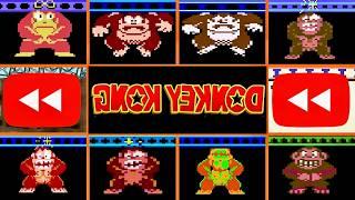 ⏪REVERSE Evolution of Mario Defeating Donkey Kong - Official & Fan-Games