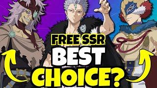 BEST FREE SSR TO CHOOSE?! - 999 SELECTOR! [Black Clover Mobile]