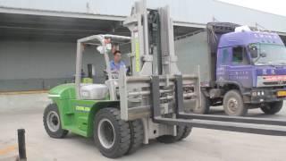 heavy duty 10ton diesel forklift truck from Sheri 008618769793060