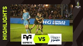 Instant Highlights - Ospreys v Sale Sharks | Round of 16 | EPCR Challenge Cup 2023/24