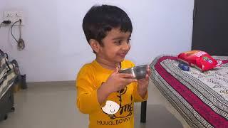 Arnav is trying out Sprite drink for the first time (31/07/2021) (34 months old)