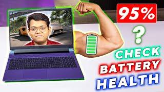 How to Check Laptop Battery Health If Your Laptop Battery Drain Fast