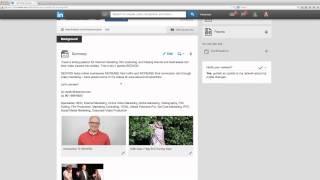 LinkedIn Updating Profile Tip | SEOVOD | Video Production | Video Marketing