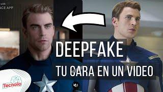 Como poner la cara de una persona en un video con REFACE (DeepFake)