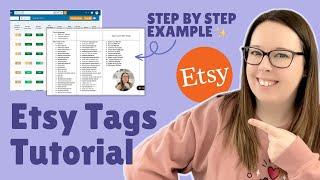 How To Write Etsy Tags (Step by Step Etsy Tags Tutorial)