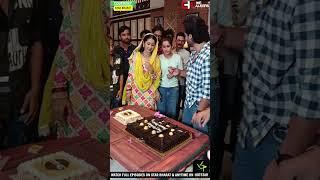 Shoaib ibrahim birthday celebration on set of ajooni- Cinetalkers